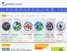 Tablet Screenshot of gamerologies.com